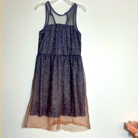 Appaman Iridescent Tulle Glitter Sleeveless Dress 10 - Picture 1 of 5